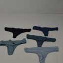 Victoria's Secret  Women's Cotton Stretch Thong Underwear, Panties for Women, Multi Pack L 5 pack