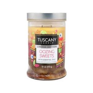 Tuscany Candle Limited edition OOZING SWEETS with essential oils