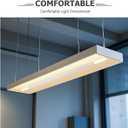 Healifty Led Tube Light Cover Clip-on Tube Light Diffuser Cover for Comfortable Lighting Blocking Guard for Led Pendant Lamp Shade Easy Install Decorative Fixture Accessory