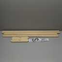 Wooden Christmas Stocking Holder Stand, 8 Hooks Wood Xmas Stocking Hanger Floor Stands, 101x26x88Cm/39 * 10 * 34Inch