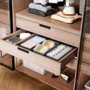 DIMJ Drawer Organizer Clothes Storage - 16 Pack Baby Dresser Organizer for Nursery, Foldable Drawer Dividers for Bedroom Closet Organization, Fabric Storage Bins for Socks, Underwears, Bras