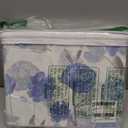 RUVANTI 100% Cotton Sheets  Twin Size Percale Bedding, Cooling & Breathable Floral Design, Durable with a Crisp, Soft & Comfortable Feel, 16" Deep Pocket, 3-Piece Set, Monotones