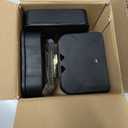 Qualirey 4 Pcs Mouse Bait Stations Mouse Stations with Keys Traps, Keeps Children and Pets Indoor and Outdoor, Only for Small Mice, Bait Not Included (Black)