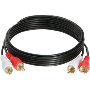2RCA Male to 2RCA Male Composite Audio Cable, Gold Plated 3ft, 6ft, 10ft, 12ft, 25ft (3FT)