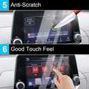 TTCR-II Navigation Display Screen Protector 8-Inch for Nissan Altima 2.5 SR 2019-2025, for Rogue S/SV 2021-2025 2026 and Sentra SR/SV 2020-2025, Console Touchscreen Tempered Glass Protector