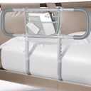 Siebenschlfer Bed Rails for Elderly Adults Safety, Extended Bed Assist Rail for Seniors - Adjustable Side Bed Guard Rails Handle Support Bar with Storage Bag, Fit King Queen Full Twin Beds