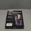 Rotating Makeup Organizer, DIY 8 Adjustable Layers Spinning Skincare Organizer, Cosmetic Display Case with Brush Holder Perfume Tray, Multi-Function Storage Carousel for Vanity Bathroom Countertop (Clear)