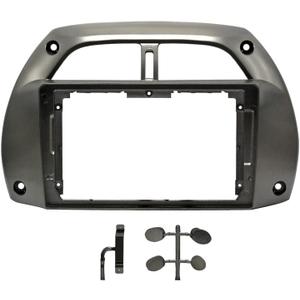 Fits for Toyota RAV4 2001-2006 Car Radio Stereo Fascia Frame Double DIN 9 inch Dash Installation Mounting Kit