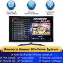 Pandora's Box Console 60000 Arcade Games in 1,Retro Game Machine for TV PC Projector, Supports Up to 4 Players, Full HD Output, Search, Save, Hide, Favorites List