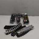 BainGesk Train Set, Christmas Train Set with Steam, Lights and Sounds, Train Sets for Around The Christmas Tree, Electric Train Toys for 3 4 5 6 7 8 Year Old Kids, Gifts for Boys & Girls Christmas