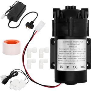 2025 Upgraded Betollo 6800 Booster Pump Kit, Suitable for Household Reverse Osmosis Water Filtration System Standards or Manifolds up to 100 GPD,Bring a High-Voltage Switch