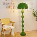 Mushroom Floor Lamp,59in Modern Cream Style Led Floor Light,Green Minimalist Floor Lamps for Living Room,Bedroom,Office,Dining Room,Children's Room(Bulb not Included)