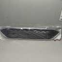 Front Upper Grill Honeycomb Style Grille Black With Chrome Compatible With 2015-2018 Ford Focus S SE F1EZ8200A