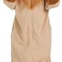 AMAMHAHAVA Lion Onesie Pajamas for Adults Fun Halloween Costume Animal Cosplay Cozy One-Piece Pajamas for Men and Women XL