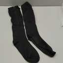 Ailaka Medical 15-20 mmHg Zipper Compression Socks Women Men (4X-Large (1 Pair), Black)