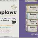 Applaws Natural Wet Canned Cat Food, Limited and Natural Ingredients, High Protein with No Artificial Additives, Variety Selection in Broth (24 x 2.47 oz Cans)