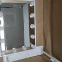Hansong Vanity Mirror with Lights Makeup Mirror with Lights 12 Dimmable Bulbs Hollywood Lighted Makeup Mirror Detachable 10x Magnification 3 Color Lighting Modes