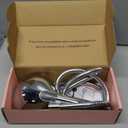 Cobbe High Pressure Shower Head with Built-in Pause Button, 9-Function Detachable Showerhead with Handheld Brass Swivel Bracket & Stainless Steel Hose, Water Saving 1-Click Stop, Chrome (Standard model)