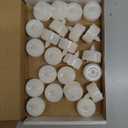 Amagic 24Pack Flameless LED Tea Lights Candles Battery Operated, Electric Fake Tealight Candles for Votive, Halloween, Christmas, Home Decor, Wedding, Table Decor (24Pack) (White)