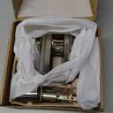 HIDALIFE Keyless Entry Door Lock, Electronic Keypad Door-Lock with Handle, Touchscreen, Auto-Locking, Anti-peep Password, Easy to Install for Front Door, Home, Office, Satin Nickel