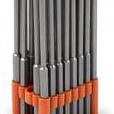 HORUSDY 32-Piece 1/4" Shan Extra Long Security Power Bit Set, 6" Long Tamper Proof Security Bits, S2 Steel.