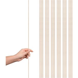 30PCS Birch Wooden Rods for Crafts  Wooden Dowel Sticks for Crafting 24" x 1/8" Unfinished Hardwood Sticks Long Rods Birch Dowel for DIY Projects