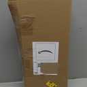 Floating Book Shelves for Wall Mounted Set of 2, Wood Hanging Bookshelf, Book Display Shelf for Wall, Unique Space Saving Book Shelf Wall Book Holder (Brown)