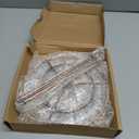 GeLive Champagne Stand Holder for Party, Drink Tree, Wine Glass Tree Flight Server, Tabletop Stemware Rack Hanger Organizer Champagne Tower Stand Cocktail Cup Tree for Wine Tasting Party Bar (Bronze)