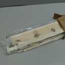 LazBlinds No Tools No Drill 1" Vinyl Mini Blinds, Cordless Blinds for Windows, Light Filtering Horizontal Window Blinds & Shades, 22 1/2" W x 48" H, Cream