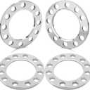 GAsupply 6x5.5 6x135 6x139.7 Universal Wheel Spacers, Fit for Silverado/Suburban/Sierra 1500 Yukon 1500 Tacoma (Only 6 Lug) 4Runner, 110mm Hub Bore, 4PCS 1/2" 12mm Forged Universal Spacer Adapters