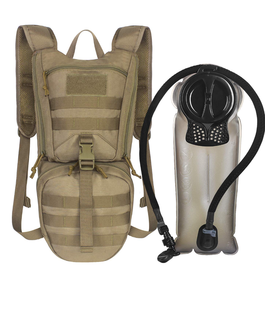 Unigear Tactical Hydration Packs Backpack 1050D with 3L Water Bladder, Thermal Insulation Pack Keeps Liquid Cool up to 4 Hours for Hiking, Cycling, Hunting and Climbing