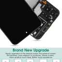 for Samsung Galaxy A13 4G Screen Replacement for Galaxy A13 4G LCD for Samsung A13 4G Display for SM-A135F, SM-A135F/DS, SM-A135M Digitizer Touch Screen Assembly Repair Part with Frame
