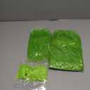 6 Pcs Christmas Big Monster Santa Costume for Women Include Green Fuzzy Faux Leg Warmers Green Hand Gloves Santa Hat Furry Hair Bow for Cosplay Dress Up