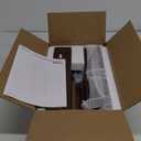 Blanket Ladder Shelf for Living Room, Decorative Quilt Rack with Storage Shelf, 6-Tier Farmhouse Ladder Holder Organizer with 4 Removable Hooks for Bedroom, Rustic Brown and Black BR35801B