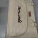 MOMCANDO Diaper Bag Tote with Dividers, Zipper, Top Cover and Strap, Larger Size with insulated storage bag - Beige