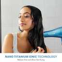 BaBylissPRO Nano Titanium 2000-Watt Blow Dryer with Concentrator Nozzle, Professional Grade Ionic Corded Styling Tool for Hair