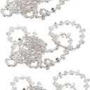 EXCEART 3pcs Rhinestone Chain for Crafts Crystal Trim for Wedding Decorations Easy to Sew Glue Various Materials Versatile Crafting Accessory Approx