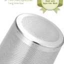 3 x LHS Loose Leaf Tea Infuser, Tea Filter, Stainless Steel Infuser Basket, Extra Fine Mesh Tea Strainer for Loose Tea, Perfect Size Double Handles, Tea Infuser with Lid Fits Most Tea Pots, Mugs, Cups