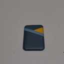 Miroddi for MagSafe Wallet, Magnetic Wallet for iPhone 17/16/15/14/13/12 Series, 0.12 Ultra-Thin Leather Magnetic Phone Card Holder, 3 Card Slots, Fits 3 Cards, Vegan Leather, Blue & Orange