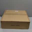 GarveeHome Area Rug 8x10 Modern Geometric Living Room Rug Non Slip, Thin Washable Carpet, Soft Non Shedding Foldable Floor Covering, Low Pile Thin Printed Mats for Bedroom Office, Brown