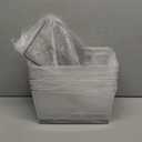 6 Pack Clear Storage Bins with Lids, 7 Quart Stackable Storage Boxes for Storage and Organization, Plastic Storage Containers with Lids, Plastic Bins with Handles for Office, Bedroom, Study Room