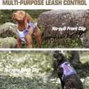 AUROTH Tactical Dog Harness for Large Dogs No Pull Adjustable Pet Harness Reflective K9 Working Training Easy Control Pet Vest Military Service Dog Harnesses Very Peri M
