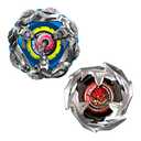 Beyblade X Tackle Goat 2-70N BX & Sword Dran 3-60F BX Takara Tomy Dual Pack Set, 2 Right-Spinning Tops, Battling Tops Game Toys, Ages 8+
