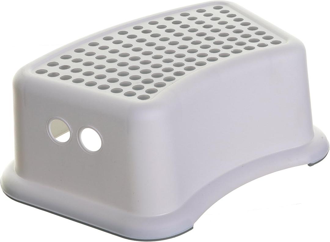 Dreambaby Step Stool for Kids - Non-Slip Base and Contoured Design for Toilet Potty Training and Sink Use (175lb weight capacity)