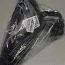 NEATERIZE Clothes Hangers Plastic 20 Pack for Adults - Plastic Hangers, The Perfect Coat Hanger and Space Saving Clothes Hangers for Closet, Percheros Ganchos para Colgar Ropa Hangars - Black Hangers