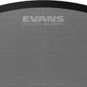 Evans dB Zero Drum Heads - Featuring Single Ply ShockWeave Mesh - Low Volume Drumhead - Bass, 24 Inch