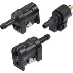 X AUTOHAUX 3pcs Marine Boat Engine Fuel Line Connector Fittings 8mm Female Male Fuel Pipe Joint Comp Fitting for Yamaha Outboard Motor Fuel Tank Hose Pipe 5/16 6E5-24305-06-00 6Y2-24305-06-0
