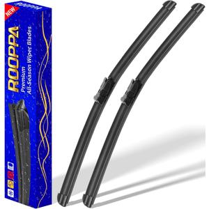 2 wipers Replacement For 2012-2018 2019 2020 Tesla Model S Original Equipment Replacement Windshield Wiper Blades - 28"/18" (Set of 2) Top Lock