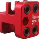 Master Link Press Tool For Drag Specialties Motorcycle ATV 520 525 530 Bike Chain Tool Motorcycle Chain Tool Motorcycle Chain Rivet Tool(RED)