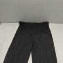 No Brand Women's Maternity Scrubs Pant 6-Pocket Stretchy Comfy Workwear Casual Pregnancy Pants, Black M